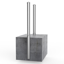PG&E Removable Bollard (With #021882 Cap) Galv. SCH 40