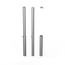 PG&E Removable Bollard (With #021882 Cap) Galv. SCH 40