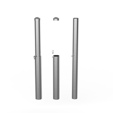 (67") PG&E Removable Bollard (With #021882 Cap) Galv. SCH 40