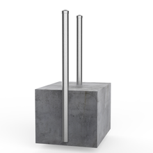 PG&E Permanent Bollard (With #021882 Cap) Galv. SCH 40