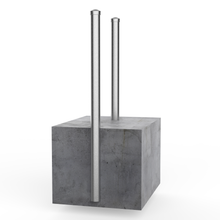 TID Permanent Bollard (With #021882 Cap) Galv. SCH 40
