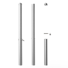 MID Removable Bollard (With #021882 Cap) Galv. SCH 40
