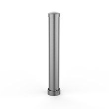 6" X 7' Removable Bollard (No Cap)  W/ 8" Sleeve All Galvanized