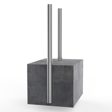 4”x7’ Galvanized Removable Post (No Cap) With Sleeve