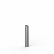4" X 5' (W/Cap) Galvanized Bollard