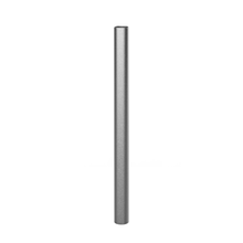 4" X 5' (W/Cap) Galvanized Bollard