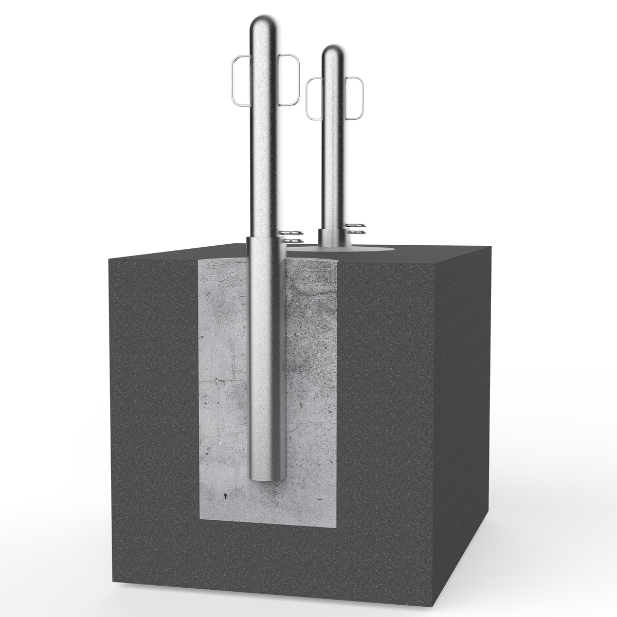 Removable Metal Posts Southern CA Edison Removable Bollard Galv. SCH 40 – Postman - Steel ...